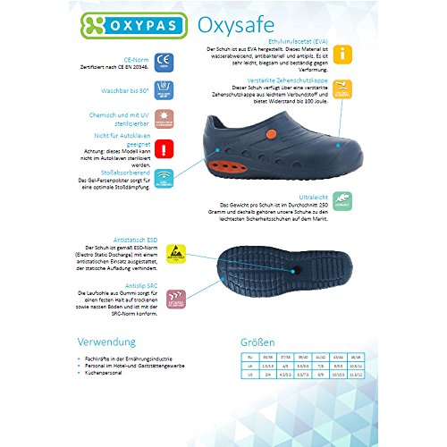 Oxypas, Oxysafe, ESD. Der EVA Schuh mit Schutzkappe für Damen und Herren - 7
