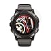 Produktbild atFoliX Panzerschutzfolie für Garmin Fenix 5X Plus (51 mm) Panzerfolie - 3 x FX-Shock-Antireflex blendfreie stoßabsorbierende Displayschutzfolie
