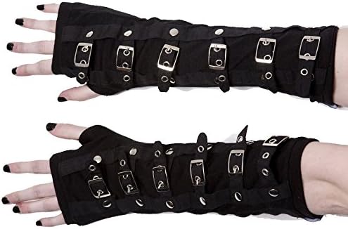 BUCKLE ARMWARMERS Black One Size