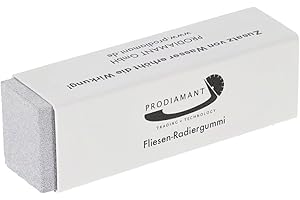 PRODIAMANT Gomma per la pulizia efficace e senza sostanze chimiche per piastrelle, fughe, pietra naturale e sanitari, rimuove ruggine e depositi