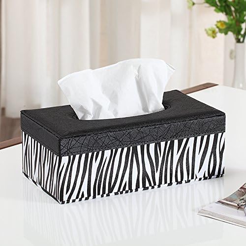 Leather tissue box carton paper napkin box creative style family car living room coffee table desktop,Zebra Queen