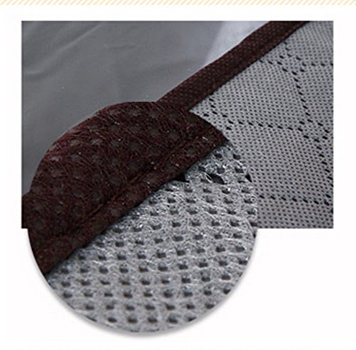 FunYoung Unterbettkommode Aufbewahrungstasche für Kleidung Bettzug Bücher etc mit Deckel Faltbar Grau - 3