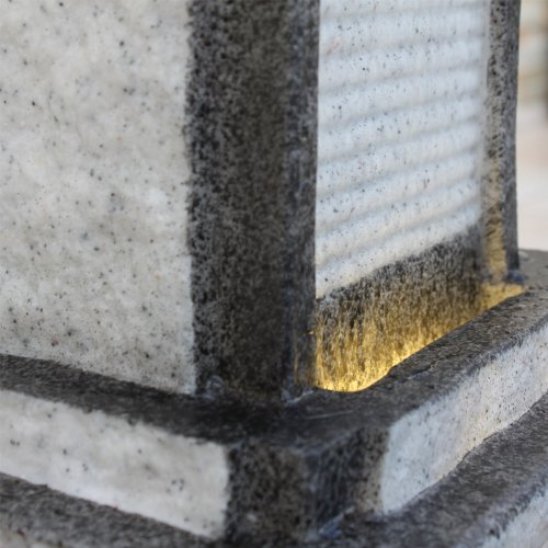 Design Springbrunnen DSB4 mit drehender Kugel und LED Beleuchtung für Innen und Aussen Zimmerbrunnen Zimmerspringbrunnen - 5