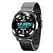 Produktbild Mygsn Watch Fitness Tracker Wasserdichtes Schwimmen - Intelligente Runde Bildschirmuhr Wasserdichtes Multifunktions Sport Armband Anruf für Huawei - Apple - Erwachsene - Student Watch (Farbe : A)