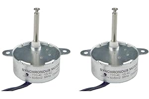 CHANCS petit moteur synchrone TYC-40 12V 5RPM AC longueur de l'arbre intérieur 33mm moteur électrique à basse vitesse 2 pièces