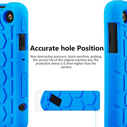 Fire 7 Hülle, Hanlesi Silikon – [kinder] Leichte Schutzhülle Cover für das Amazon Fire 7 Tablette ( 5th generation 7″display – 2015 release) - 3