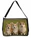 Produktbild Pembroke Corgi Dogs Large 16" Black School Laptop Shoulder Bag