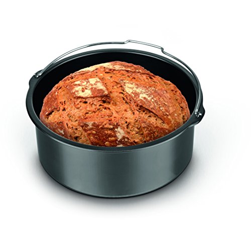 GOURMETmaxx 00981 Heißluft-Fritteuse | inkl. Brotbackkorb | 8 Funktionen | 3 Liter | 1.500 Watt | Schwarz-Silber - 5