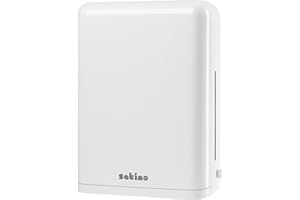 Satino by WEPA Papierspender für Papierhandtücher jeder Falzung I sparsame Einzeltuchentnahme I Kunststoff I weiß I PT3 I 331010 I Falthandtuch Spender Large