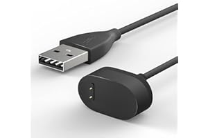 Bicmice Charger Compatible with Fitbit Inspire/Inspire HR/Ace 2 (Not for Inspire 2) 3.3Ft Replacement USB Magnetic Charging Cable Cord for Fitbit Smart Bracelet Fitness Tracker-1 Pack