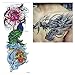 Produktbild BigForest 2 Sheets Fashion Extra Large Temporre Ttowierung / Temporary Tattoo for Dragon and Phoenix ArtWear Tattoo / tattoo sticker