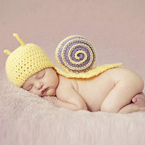 BANCN Baby Handnmade Knitting Snail Costume Photo Photography Costume