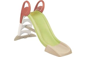 Smoby - Scivolo KS con minimo 38% di plastica riciclata, con attacco per acqua, lunghezza 1.50 metri, con beccuccio antiscivolo, rinforzo, per bambini dai 2 anni in su, Multicolore, 7600820510