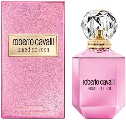 ROBERTO CAVALLI Paradiso Rosa, Eau de Parfum da Donna, Fragranza floreale fruttata, 75 ml