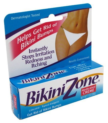Bikini Zone Topical Analgesic 30 ml Creme Irrition Relief