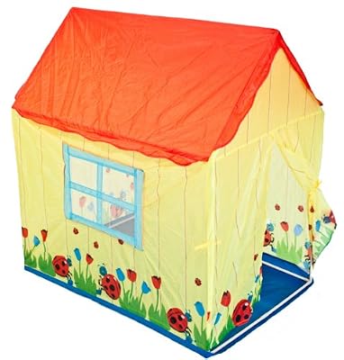 Traditional Garden Games Ladybird House Play Tent