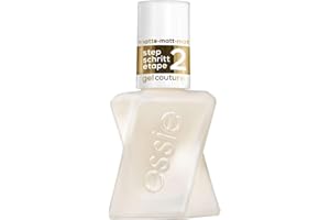 ‎ESSIE essie Gel Couture langanhaltender Nagellack matter Top Coat mit glänzendem Finish, Maniküre ohne UV-Licht, gel by essie, Farbe: Nr. 01 matte top coat, 1 x 13,5 ml