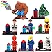 Produktbild mini figures star wars marvel avengers man keyrings dc super hero fits with lego Fantastic 4 - 8 mini figures