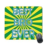 Family Shoping Birthday Gifts for Brother, New Year Gifts Office Best Bro Ever Mousepad for Computer, PC, Laptop