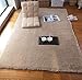 Produktbild DADAO Teppich Wohnzimmer Shaggy Teppich Multi-bereichs-wolldecke Anti-Rutsch-teppiche Sind geeignet für Alle hartböden, Ihren Teppich sicher ist sicher und im Ort-Beige 100x150cm(39x59inch)