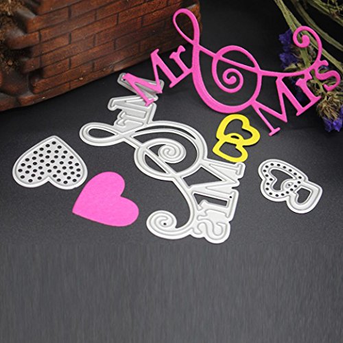 Igemy 1 PCS Metall Schneide Schablonen DIY Scrapbooking Album Papier Karte Handwerk (L) - 2
