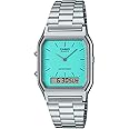 Casio Unisex's Analogue-Digital Quartz Watch with Stainless Steel Strap AQ-230A-2A2MQYES