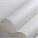 Produktbild Moderne einfache Vliestapete 3d Schlafzimmerwohnraumhintergrundtapete reines Farbplaid (Color : Creamy-white)