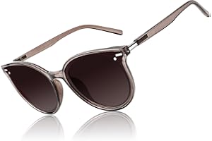 CGID Gafas de Sol Polarizadas Mujer Redondas Grandes 100% Protección UV400