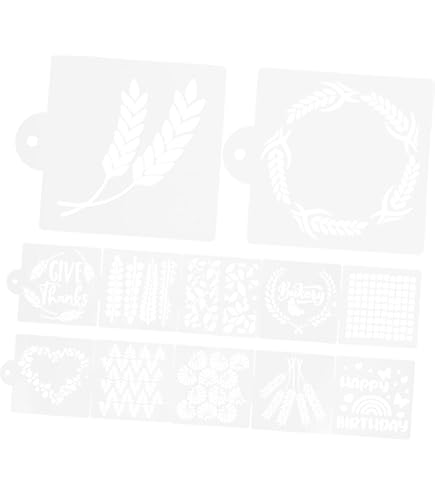 HOBBIESAY Quilt Schablonen Set - 4 Runde Acryl Schablonen 4/5/8/10 Zoll