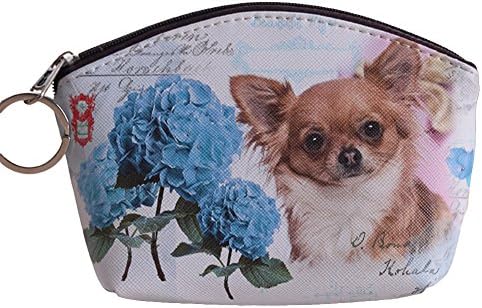 Fixuk Lady Dog Cat Pet Faux Leather Clutch Short Coin Purse Wallet Gift Charming (5#)