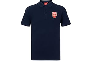 ARSENAL F.C. Arsenal FC Boys Polo Shirt Crest Kids Official Football Gift