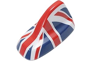 UVCANY MINI F54 F60 2014-2023 copertura antenna per Mini Cooper ONE/S/JCW Serie F Clubman F54 Countryman F60(Union Jack Blu, antenna senza luce)