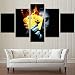Produktbild XLST Modular Wandkunst Bilder Segeltuch HD gedruckt Malerei 5 Panel Film Batman Joker Flamme Poker Poster Wohnkultur,A,30X50X230X70X230X80X1