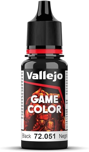 Vallejo Black Game Color 1 Paint, 17ml - 1