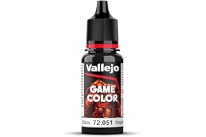 ‎VALLEJO Vallejo Game Farbe, 17-ml-Acrylfarbe Schwarz