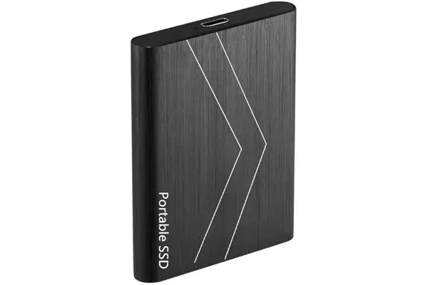 Lolsyt Disco Duro Externo de 2TB, Ultra Delgado y Portátil de 2.5" con Conexión USB, Almacenamiento Compatible con PC, Ordenador Portátil y Computadora (Negro)