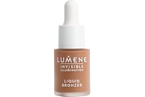 LUMENE Invisible Illumination [Kaunis] Watercolor Bronzing Drops | Sheer, Buildable Liquid Bronzer for a Natural Radiant Glow | Lightweight & Blendable Formula | Vegan | 15 ml