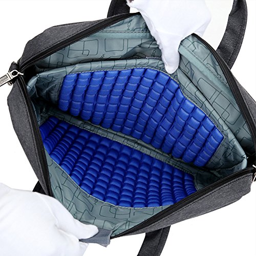 Notebook Tasche Aktentasche Laptop Tasche Laptoph  lle Laptoptasche 15 6 Zoll  wasserfest stabiler Schock-Airbag Verdickungsschutzschicht espandierte 