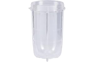 Bicaquu Tazza di ricambio per tazza, in plastica trasparente alta o corta Tazza frullatore Spremiagrumi Accessori parti di ricambio(Tall Cup)