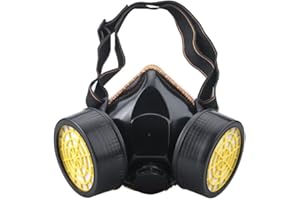 ZOKBOM Safety Dust Face Cover, Reusable Half Mask Dust Respirator, Anti-Dust Spray Paint Mask Respirator with Filter,Industrial Dust Face Mask for Painting Dust Particulate (Color A)