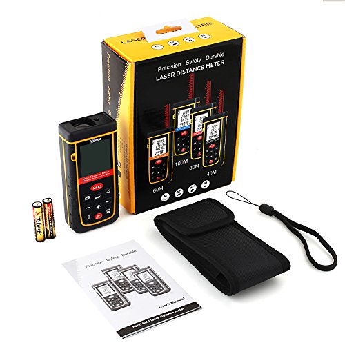 Tacklife Professional Laser Entfernungsmesser Distanzmessgerät 0,05~80m/±2mm Distanzmesser distanz messgerät mit LCD Hintergrundbeleuchtung, Ein Ideales Geschenk für Vatertag - 7
