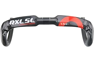 RXL SL Manillar de Carretera Ultraligero Bicicleta Carretera Carbono Manillar Bicicletas de Carretera Drop Bar 31.8mm Manillar de Viento 420mm