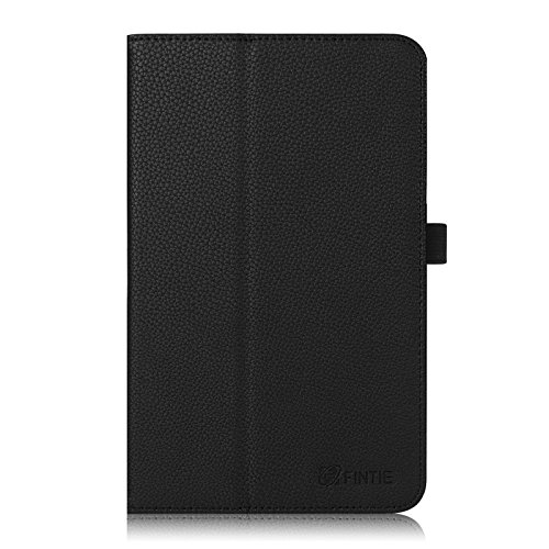 Fintie Huawei MediaPad T1 8.0 Hülle – Slim Fit Kunstleder (Folio) Schutzhülle Tasche Case Cover Standfunktion und Stylus-Halterung für Huawei MediaPad T1 8 Zoll 3G / WiFi Tablet-PC, Schwarz - 9