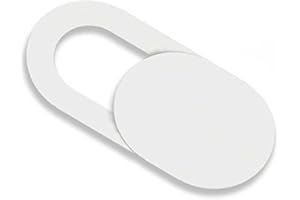 OULIAN Cache Webcam, Pack de 3 Webcam Cover Autocollant Coulissant Couverture de Caméra Frontale Ultrafin pour Smartphones, Tablettes, PC, Portable Ultra Fin 0.7 mm - Protège Votre Vie Privée (Blanc)