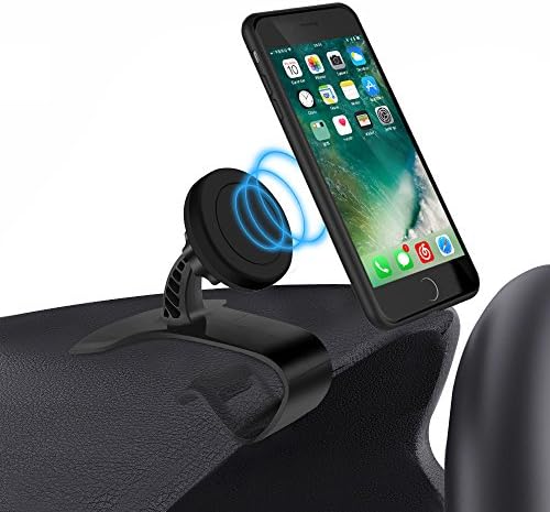Car Mount Holder,LYASI Magnetic Dashboard Car phone Holder Adjustable Cell Phone Stand Holder with 360° Rotation Design for Iphone 8 iPhone 7 Plus 6S 6 5s 5 SE, Galaxy S8 S7 Edge, Note 5 and Other Smartphones