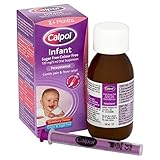 Calpol Infant Sugar Free & Colour Free, Strawberry Flavour, 2+ Months, 100 ml