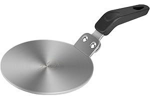 MERMOO YILAN Piastra adattatore a induzione Vassoio di sbrinamento rapido Diffusore di calore Convertitore per piano cottura a induzione 13 cm Piatto di scongelamento della carne Supporto per moka