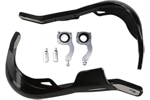 ICTRONIX Paire Noir 7/8" 22 mm — 1 1/8" 28 mm Moto/ATV Bike Hand Protections Gants de Protection Coudières Protection Universelle