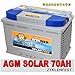 Produktbild 70Ah Versorgungsbatterie 12V AGM GEL Solarbatterie Wohnmobil Mover Boot Solarakku