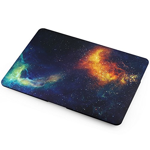 iDOO MacBook Schutzhülle / Hard Case Cover Laptop Hülle [Für MacBook Air 13 Zoll: A1369/A1466] – matt, schwarzer Nebel - 4